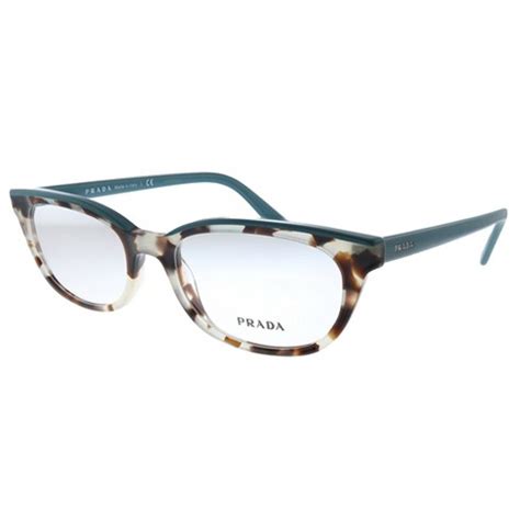 Prada Catwalk PR 13VV Spotted Brown Opal/green Oval